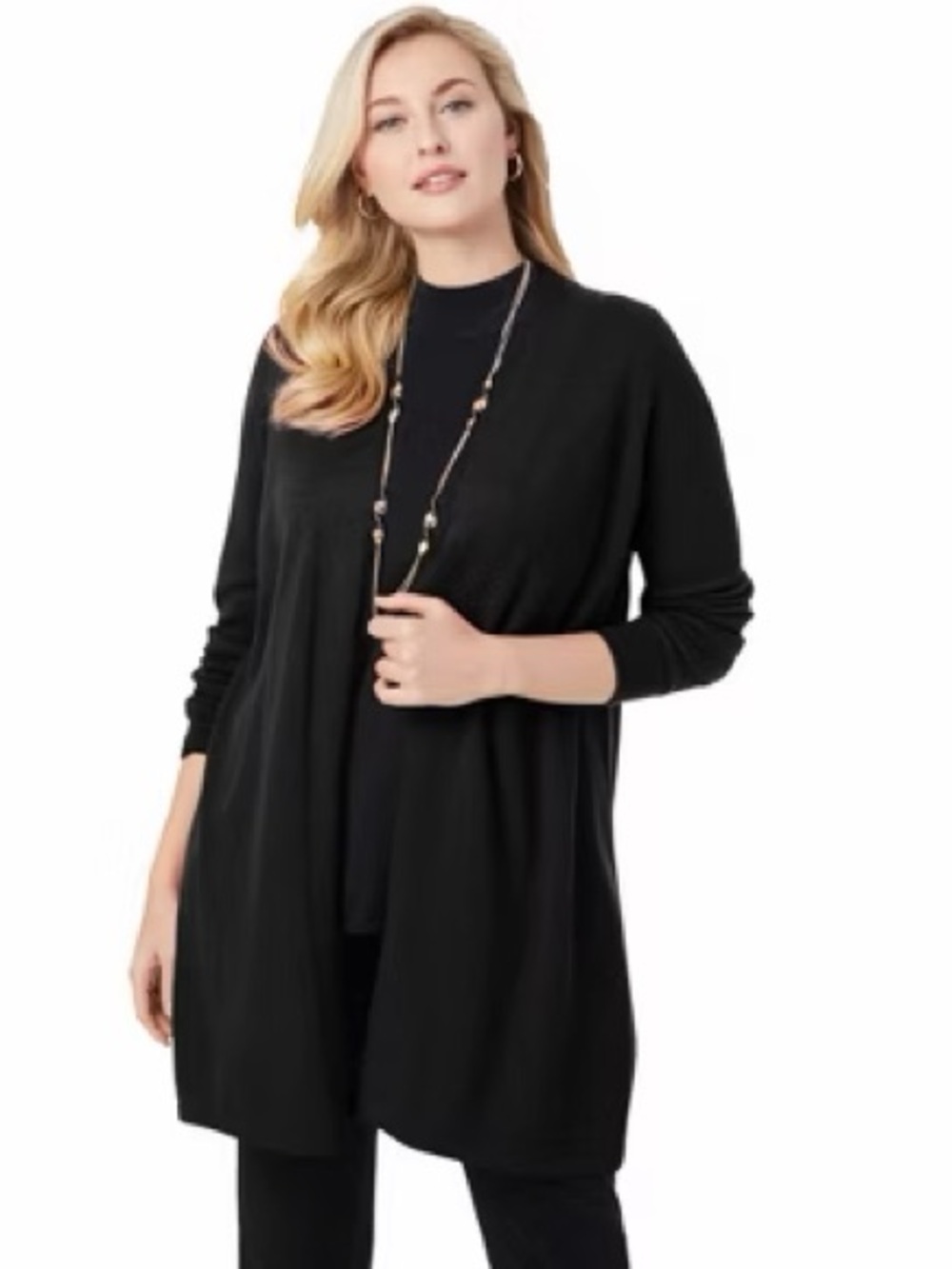 Target Black Open-Front Women’s Cardigan Sweater Medium